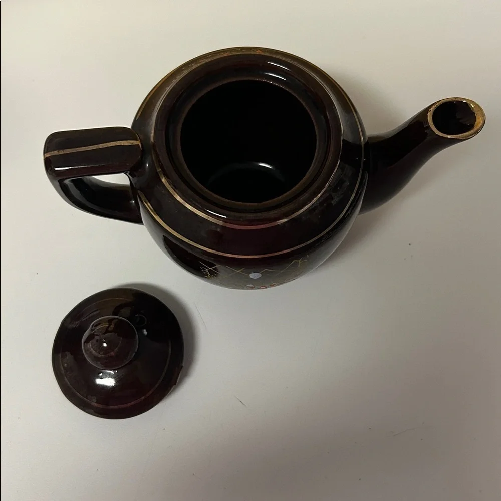 Vintage Japanese Moriage Teapot